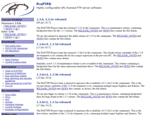 Tablet Screenshot of proftpd.org